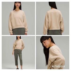 Lululemon Trench Perfectly Oversized Cropped Crew Softstreme Size 8